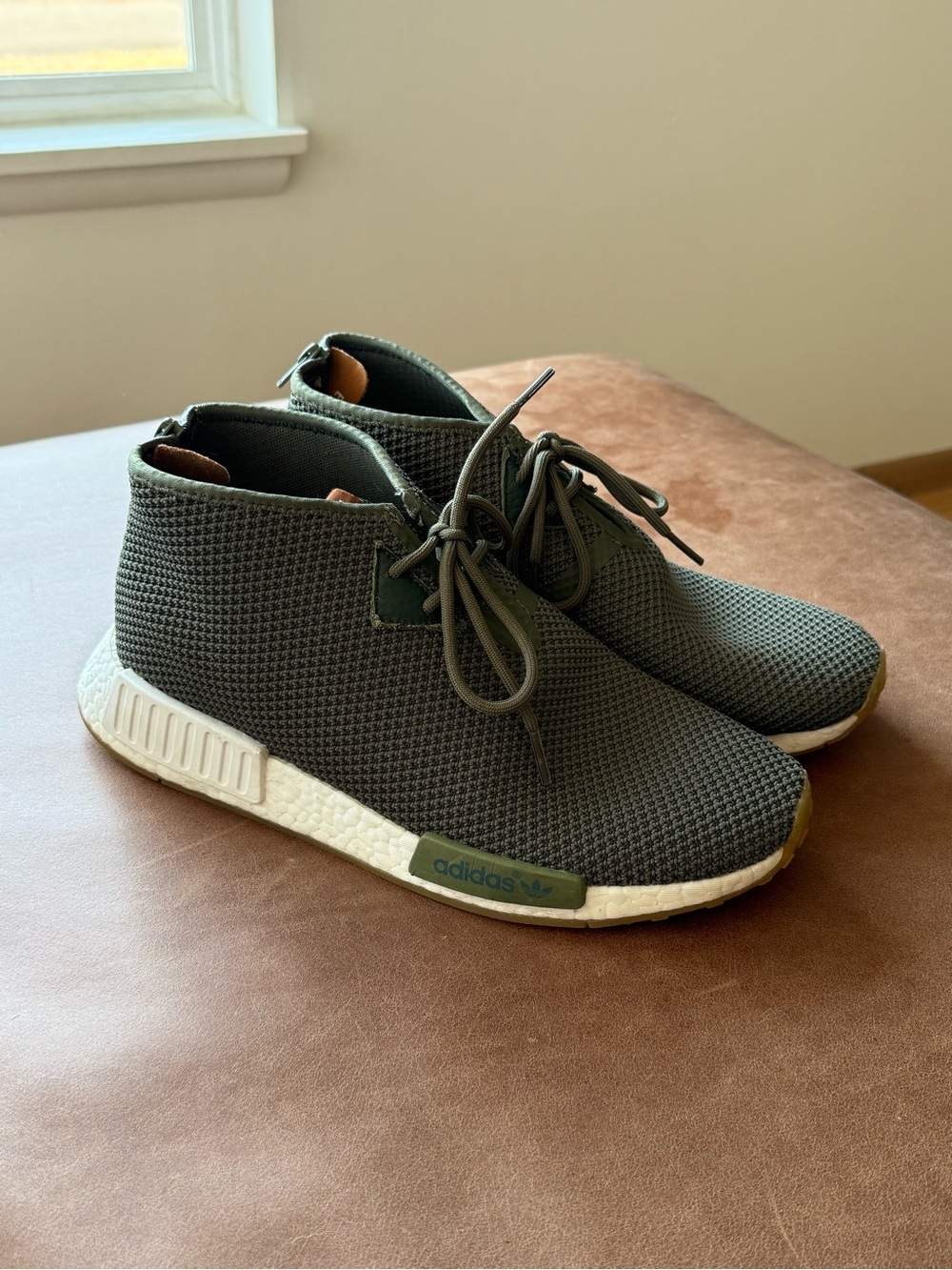 Adidas Consortium x END Chukka boost Shoes NMD_C1 Earth Green
